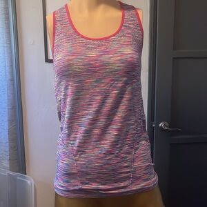 Bright colored workout tank